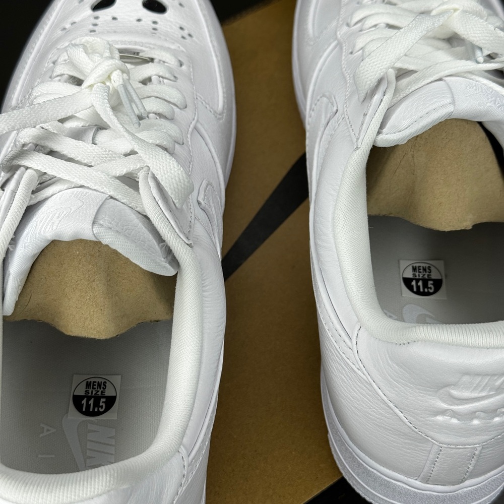Nike Men's Air Force 1 Low “Jason Voorhees” White Sneakers - Picture 6 of 6